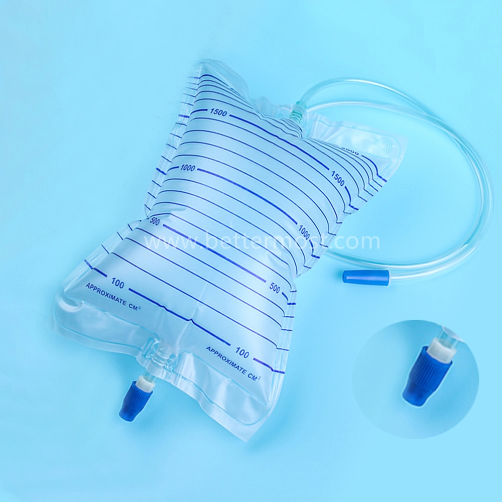 Bm&reg; Disposable High Quality Medical PVC Urine Drainage Bag ISO13485 CE